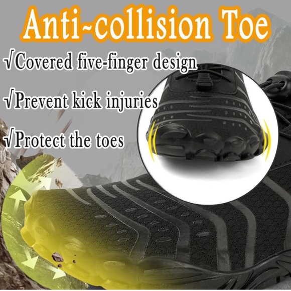 Men Barefoot Shoes, Hiking water shoes, Minimalist shoes - Picture 7 of 9